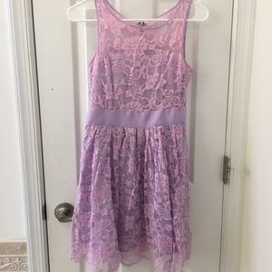 Lavender lace spring dress!